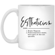 Esthetician Definition XP8434 11 oz. White Mug Esthetician Definition XP8434 11 oz. White Mug